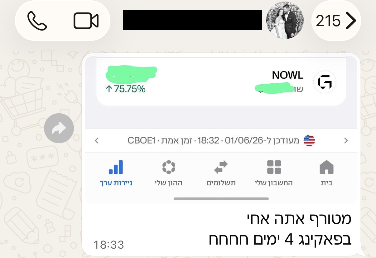 צילום מסך של חבר בקהילה 11